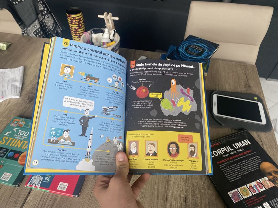 Cărțile 100 de Lucruri Despre… + Carte Despre Corpul Uman  Cadou!