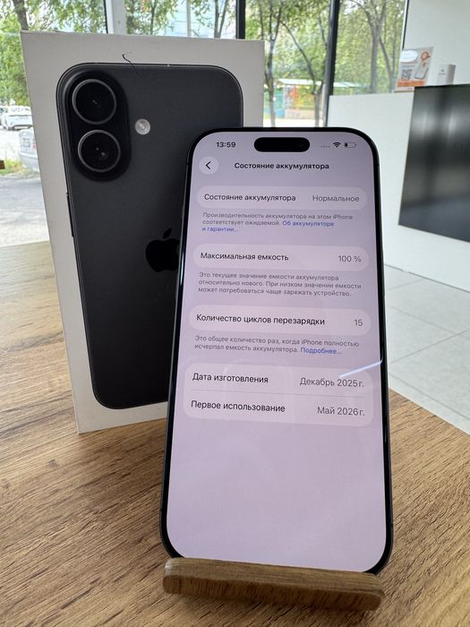 iPhone 17•256GB/100%Black Айфон 17•256Гб/100%Қара