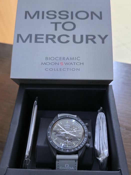 SWATCH X OMEGA mercury/moon luxe