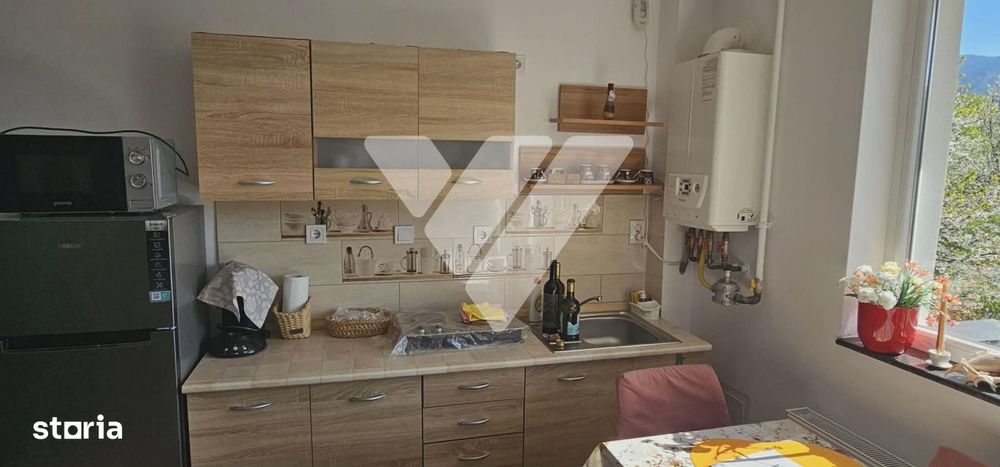 Garsoniera mobilata Cisnadie etaj 1, parcare, vedere munte