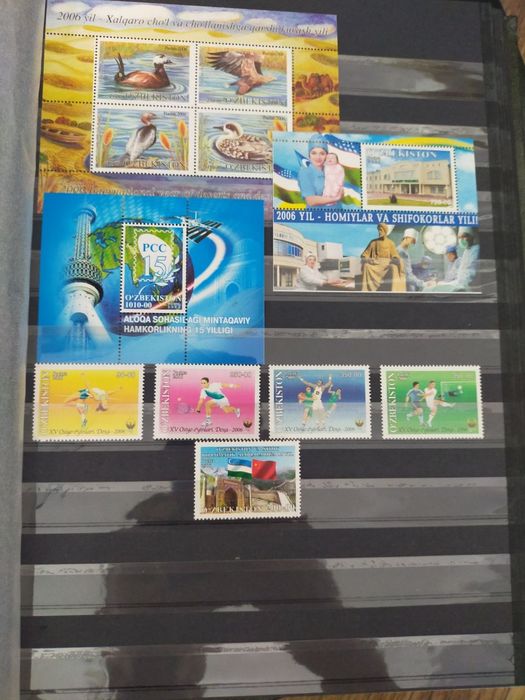 Обмен почтовых марок Узбекистана на почтовые марки России с 1992 года