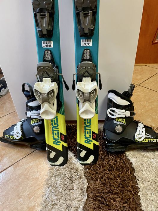 Schiuri copii 100 cm volkal cu clapari salomon