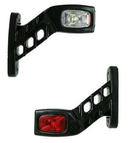 1 бр. Лед LED Диодни рогчета , габарити с 3 светлини , 12-24V , ВК119