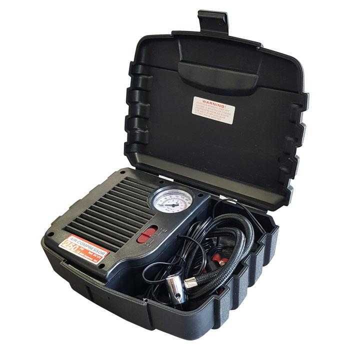 Комеплкт Автомобилен Компресор В Куфар, Манометър, 12V