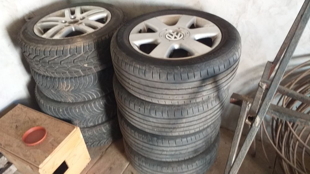 Anvelope cu jante aliaj 16"