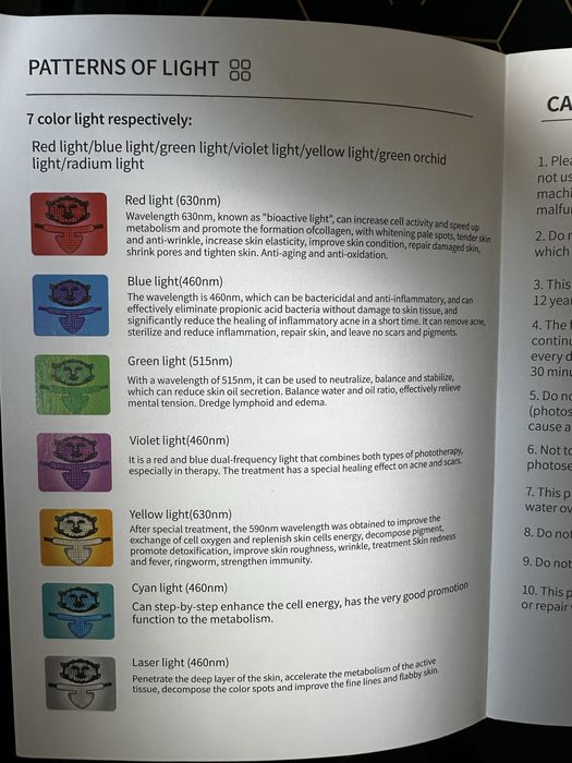 Phototherapy mask