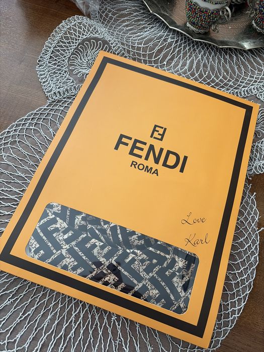Esarfa din matase naturala, Fendi