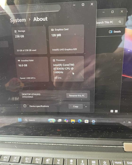 ThinkPad X390 YOGA Lenovo - Touchscreen, 16GB RAM DDR4, core i5- 8365u, 256 GB SSD NVMe M.2 / 13.3'' Full HD