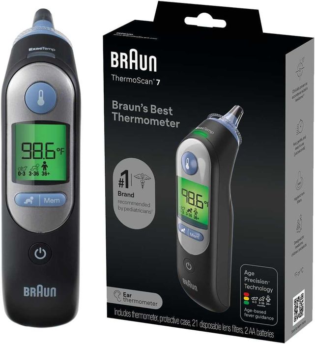 Termometru auricular Braun Thermoscan 7 Calitate Premium
