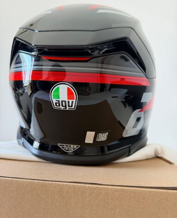 CASCA Moto AGV  FULL-FACE K7 Agv E2206 Black/Red