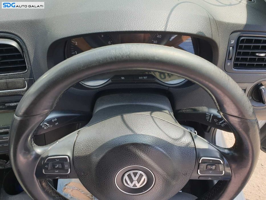 Volan Piele 3 Spite cu Comenzi FARA Airbag Volkswagen Polo 6R 2009 - 2016