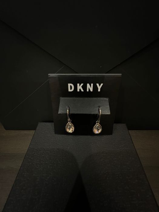 Обеци DKNY Silver-tone