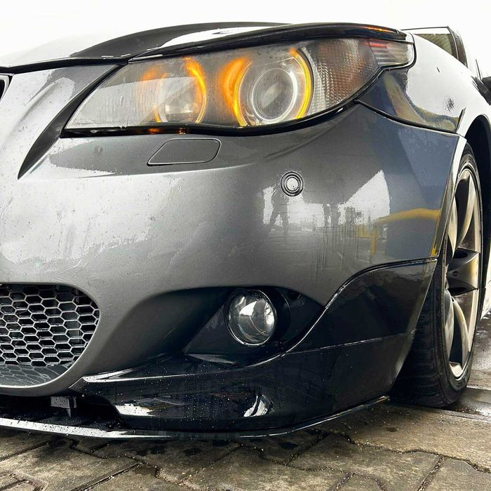 Prelungire Bară Față BMW Seria 5 E60/E61 - Negru Lucios