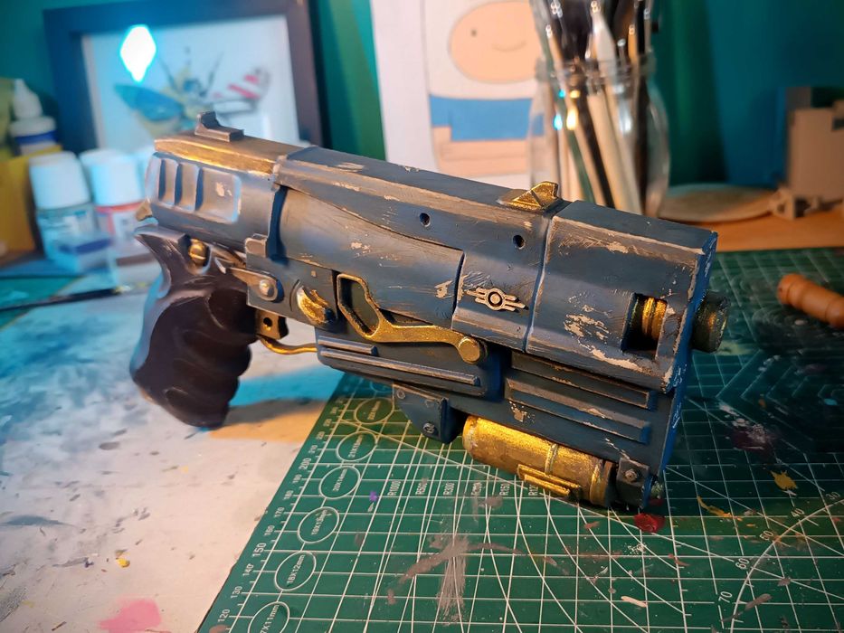 Fallout 76 косплей пистолет реквизит - 2 варианта