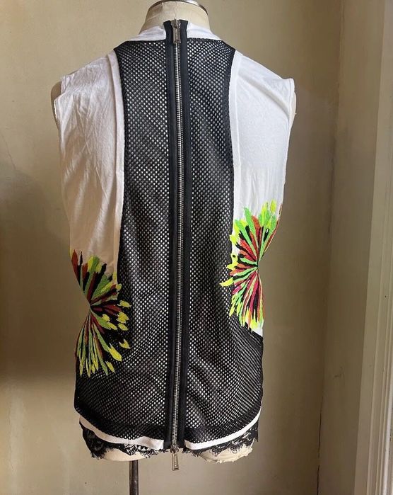 DSQUARED² white mesh