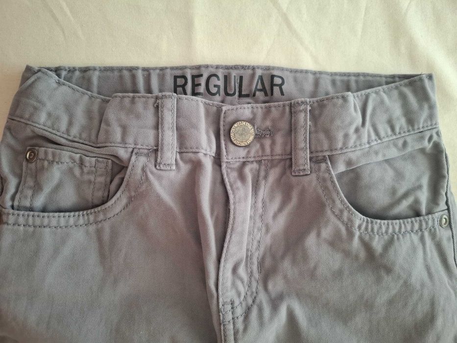 Детски сив дънкови панталон