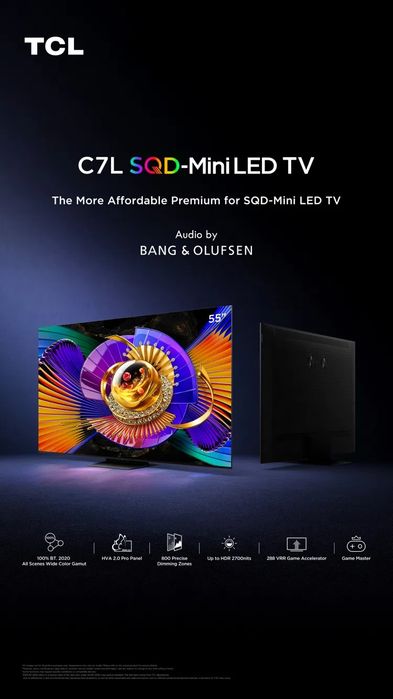TCL 55C7L 55" SQD Mini LED 4K Google TV