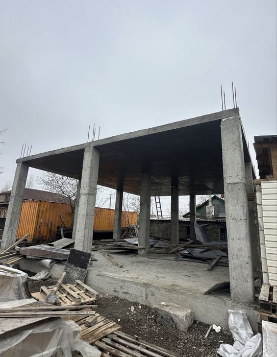 Фундамент, стяжка, отмоска, лестница, пандус