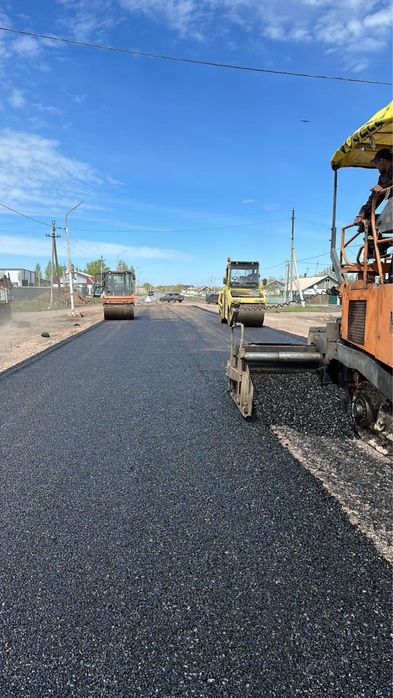 Укладка асфальта асфальтирование дорог