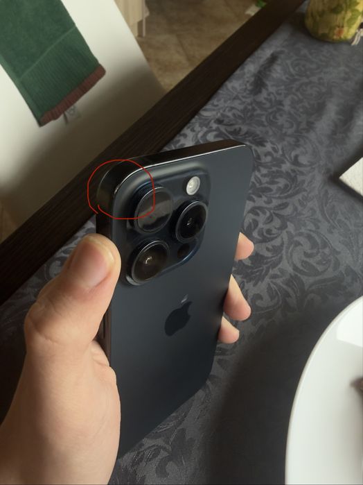 iPhone 15 Pro, 128 GB, blue titanium