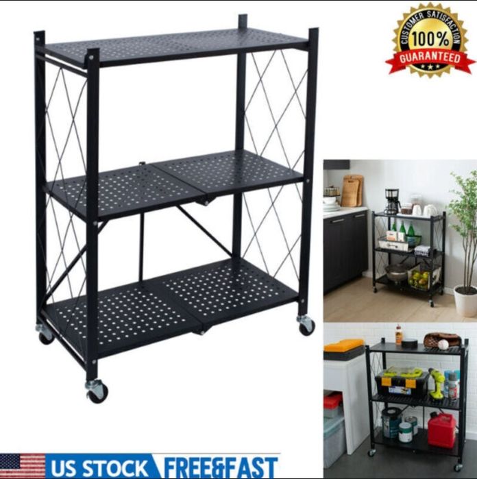 Раскладной стеллаж металлический