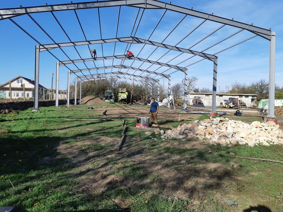 Vand hala metalica 10x26 doar structura sau completa dar si alte dimen