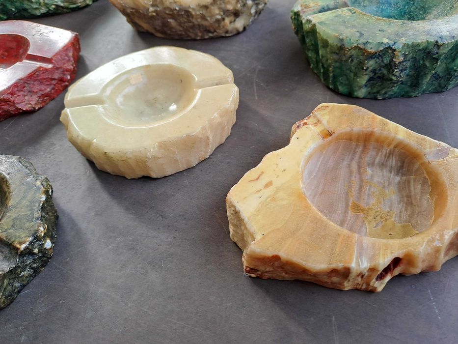 alabastru verde Romano Bianchi scrumiera onix cadou