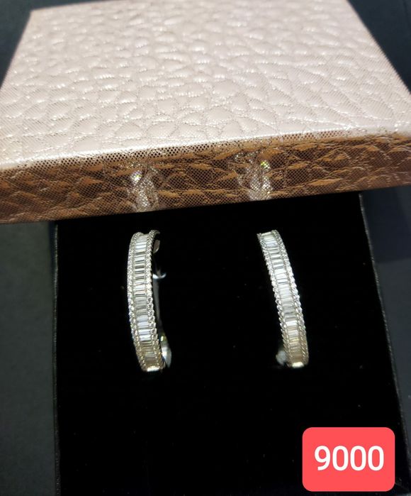 Серебряные серьги и кольца 925*