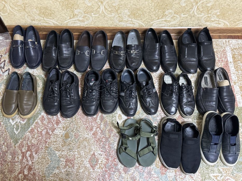 кожанные туфли , макасины и красовки