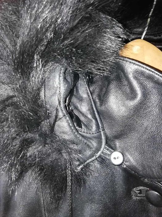 Дамско палто от естествена кожа