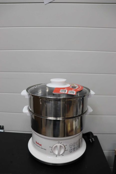 Уред за готвене на пара Tefal VC145130, 900W, 6 л, 60-минутен таймер