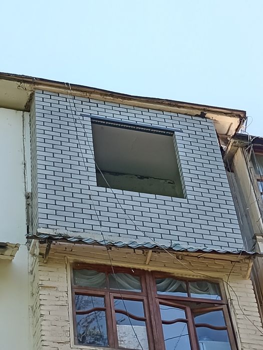 Кладка балкон. Balkonga g'isht teramiz.