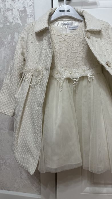 Платье с пальто