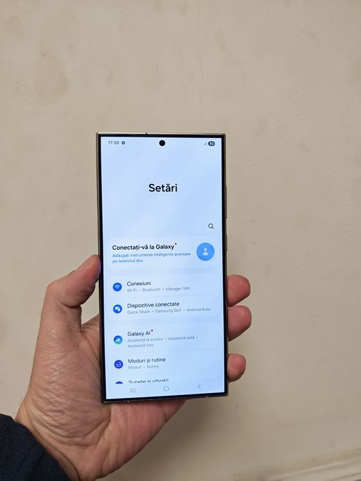 Samsung S24 Ultra 256GB Cream impecabil totul original liber retea