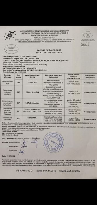 Miere de salcâm !!!