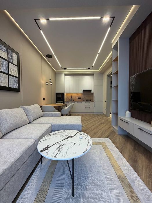 Жк Darkhan Residense 2х-комнатная 45м2 Евроремонт