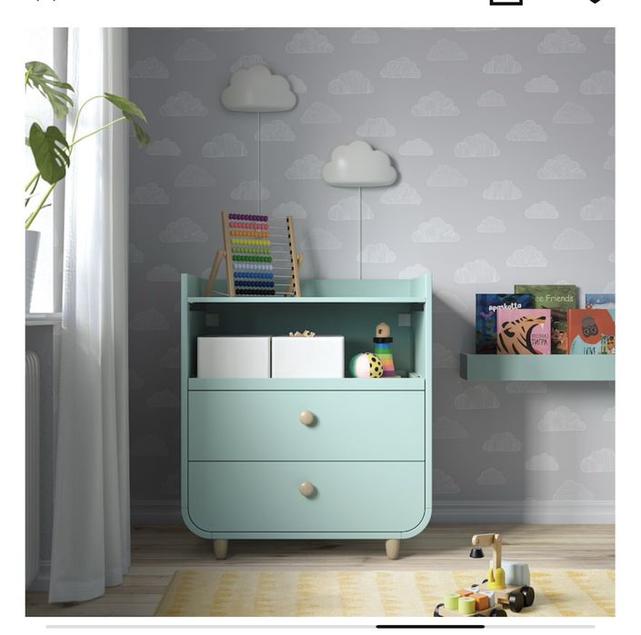 Comoda ikea schimbare copil transformabila