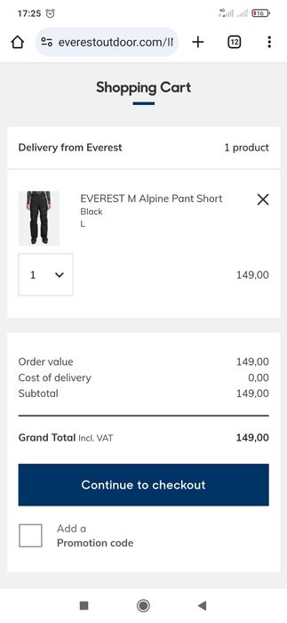 Панталон за ски, сноуборд L; ски панталон Everest