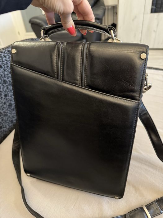 Art-93 мъжка бизнес чанта естествена кожа