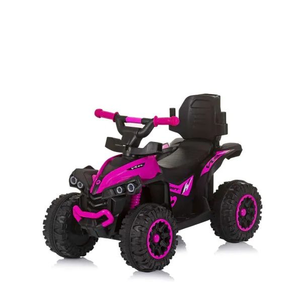 CHIPOLINO Ride-on с дръжка и сенник ATV РОЗОВ
