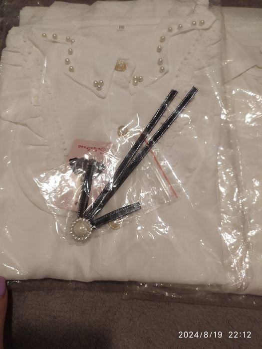 Рубашка школьная для девочки р,156-160