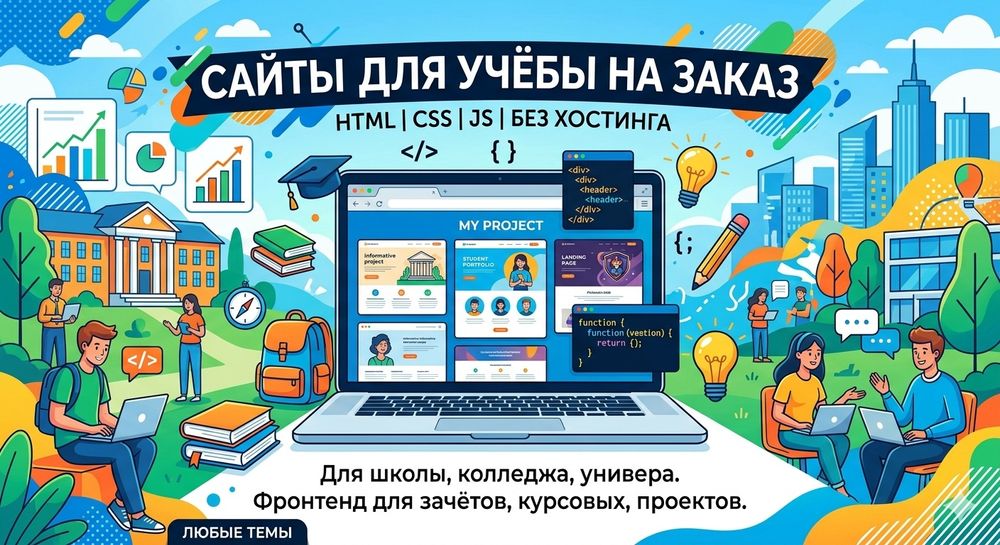 Разработка сайтов для учебных проектов