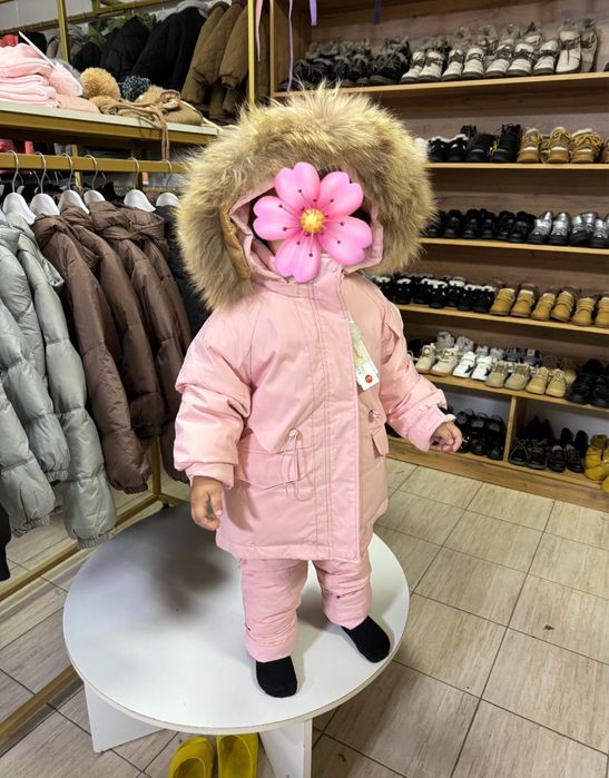 зимняя куртка с комбинезоном