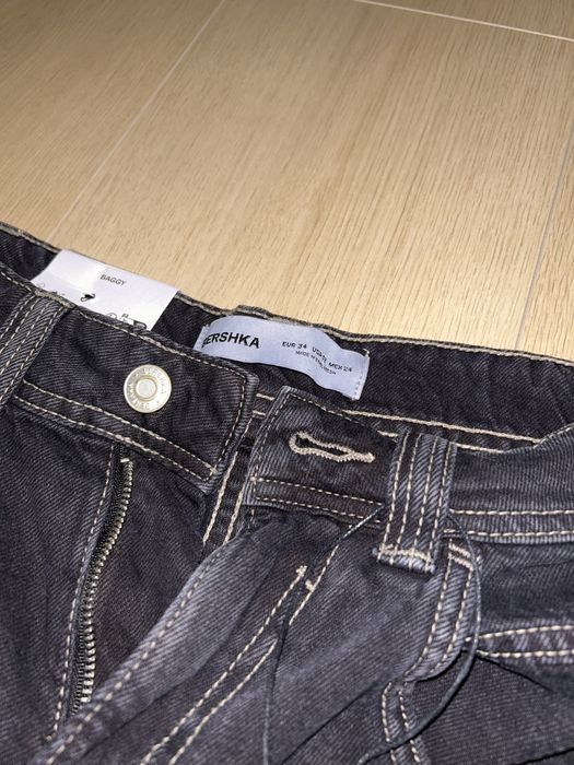 Baggy wide-leg jorts