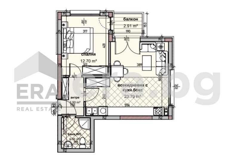 Продава се Двустаен апартамент в Варна, Владислав Варненчик - 67 кв.м за 1269 €/кв.м - Снимка #2