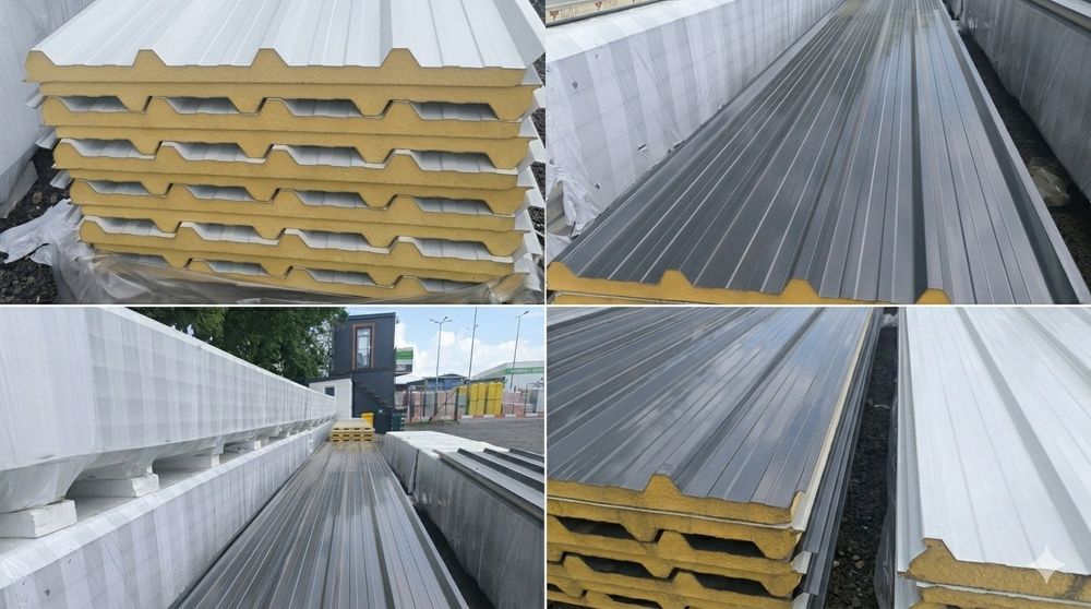 Panouri Sandwich Termoizolante | Case Structuri Metal Hale Containere