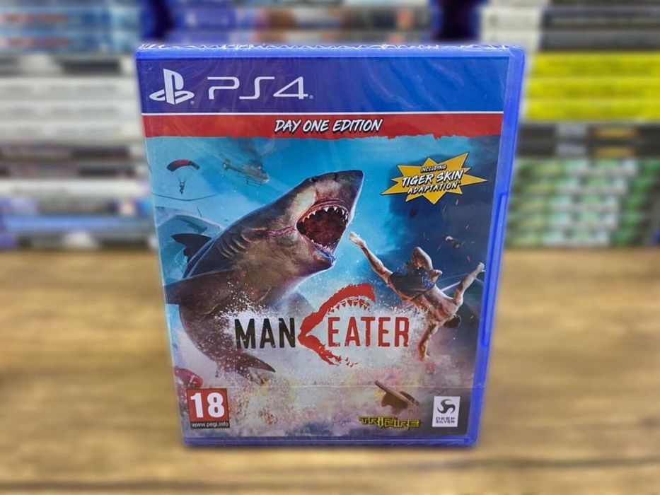 Новый MANEATER Day One Edition PS4/PS5 Огромный Выбор Игр