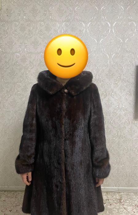 Норковая шуба в хорошем состоянии