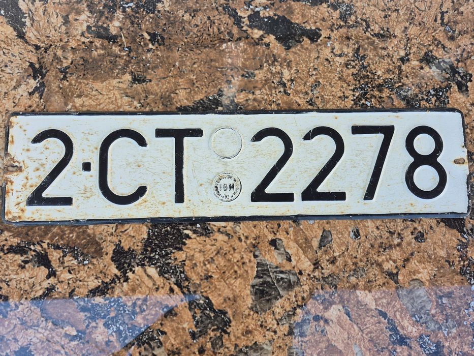 Vând numere inmatriculare vechi perioada comunista