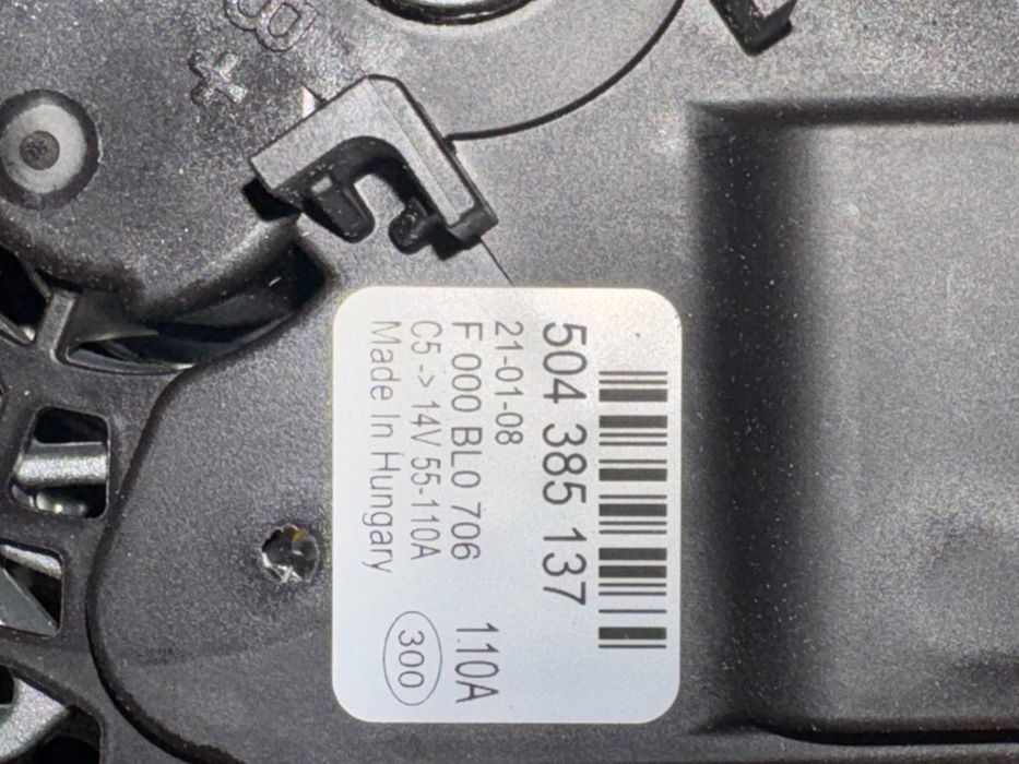 alternator iveco daily euro 6 12 v 110 Amper